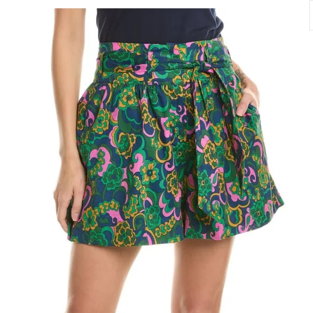 NWOT Flora Bea Ambrose Paperbag Shorts Small